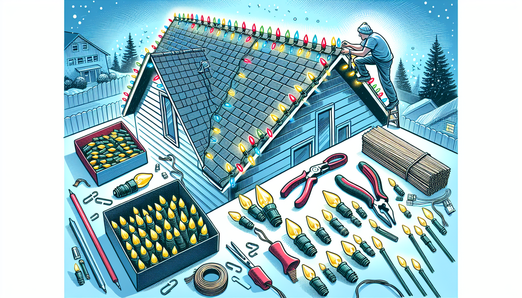 3 Ways to Attach C9 or C7 Bulbs to the Roof
