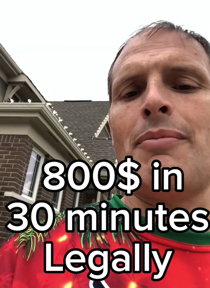 How I Earned $800 in 30 Minutes installing Christmas Lights