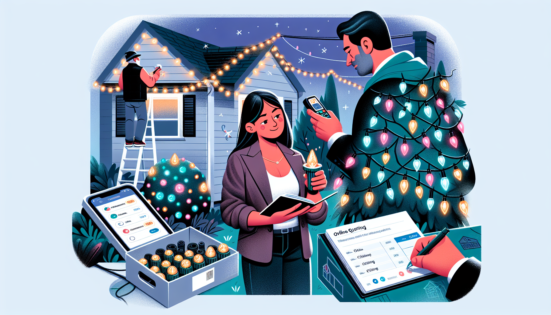 Closing Christmas Light Jobs in July