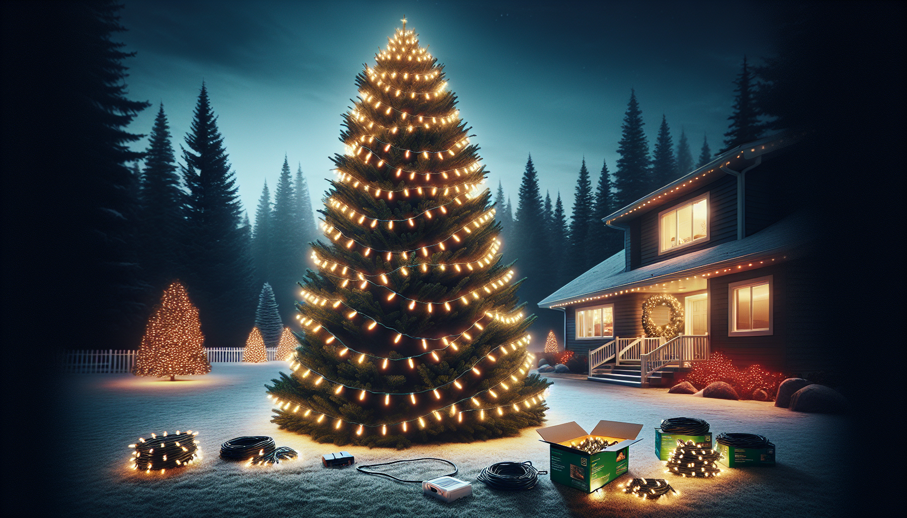 Everlasting String Lights: The Solution to Growing Trees and Tangled Lights