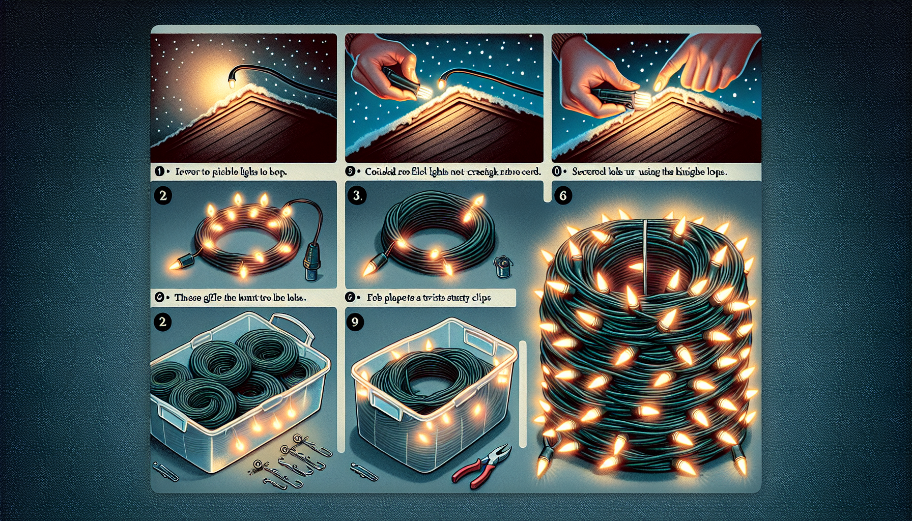 Effortless Christmas Light Storage: Keeping Your C9 Roof Lights Tangle-Free