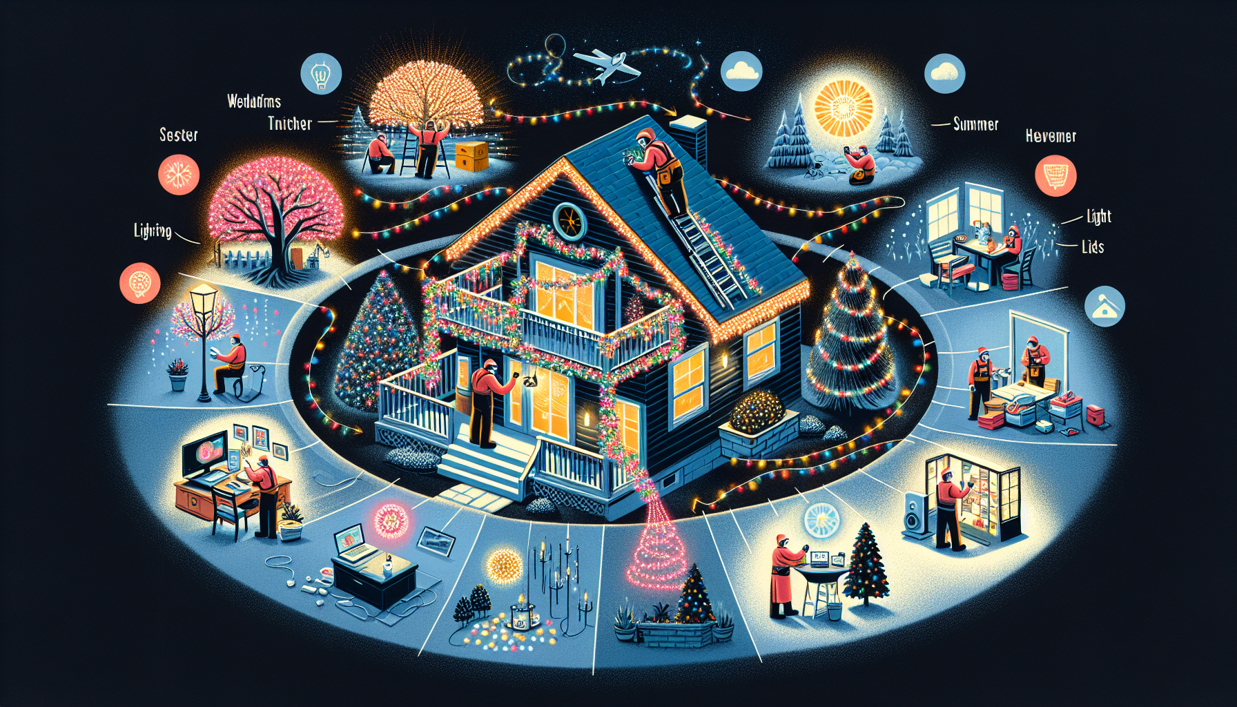 Busting the Myth: Making Money Year-Round as a Christmas Light Installer