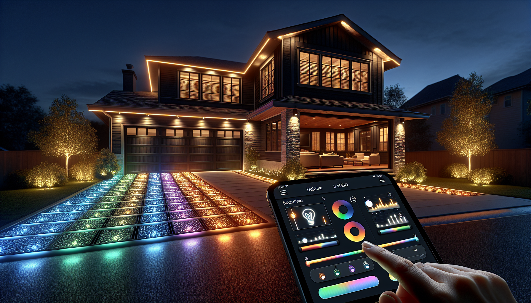 Permanent LED Christmas Lights: A Hassle-Free Installation with Minleon Pebbles