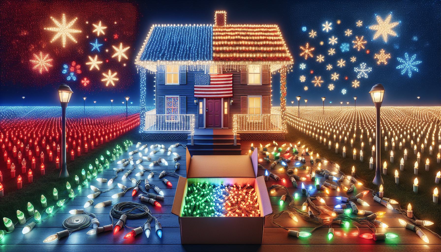 Reusing Holiday Lights for Every Season: From 4th of July to Christmas and Beyond