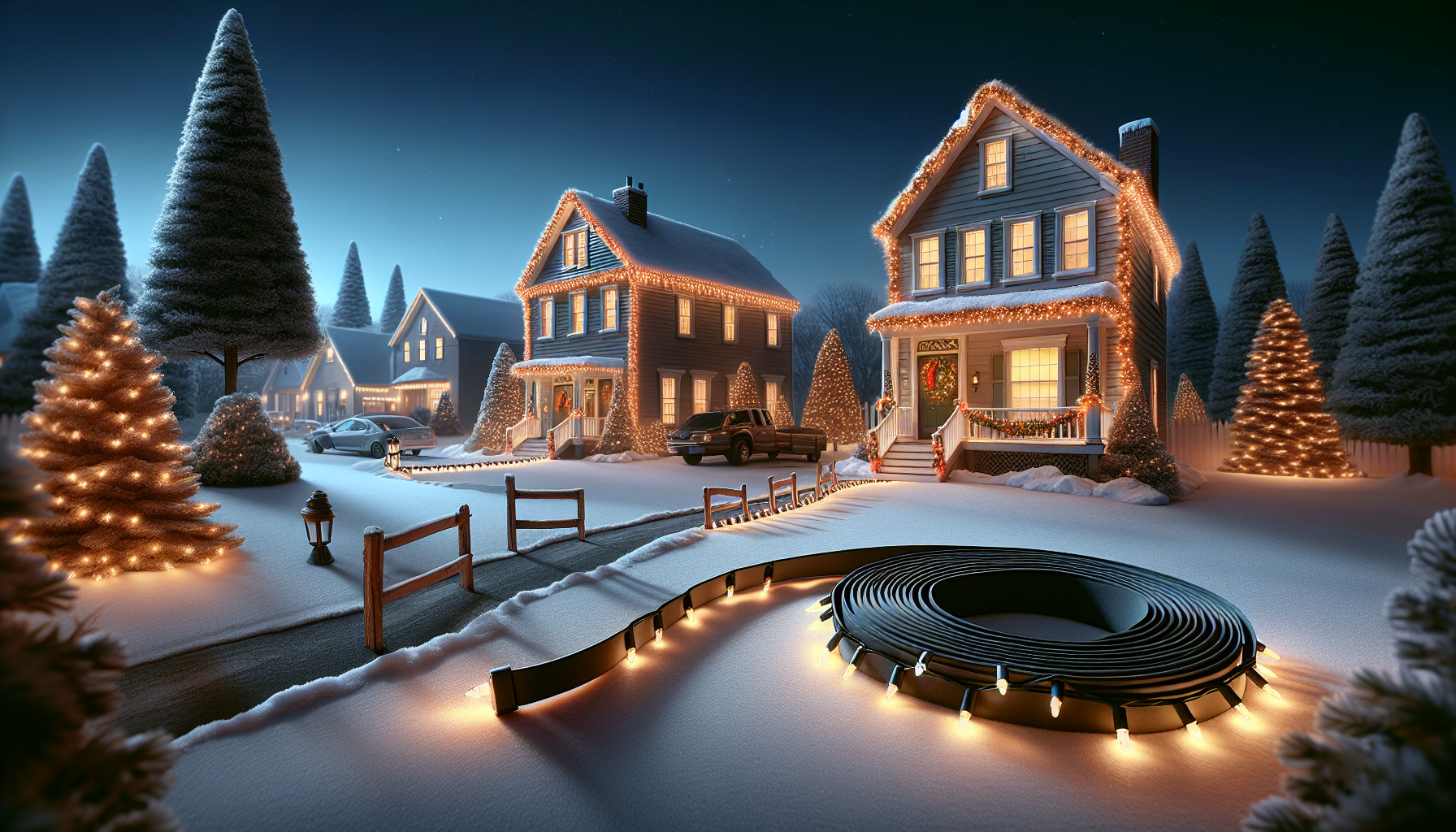 Revolutionize Your Holiday Decor: Effortless Pillar and Tree Lighting with the No Wrap Strap