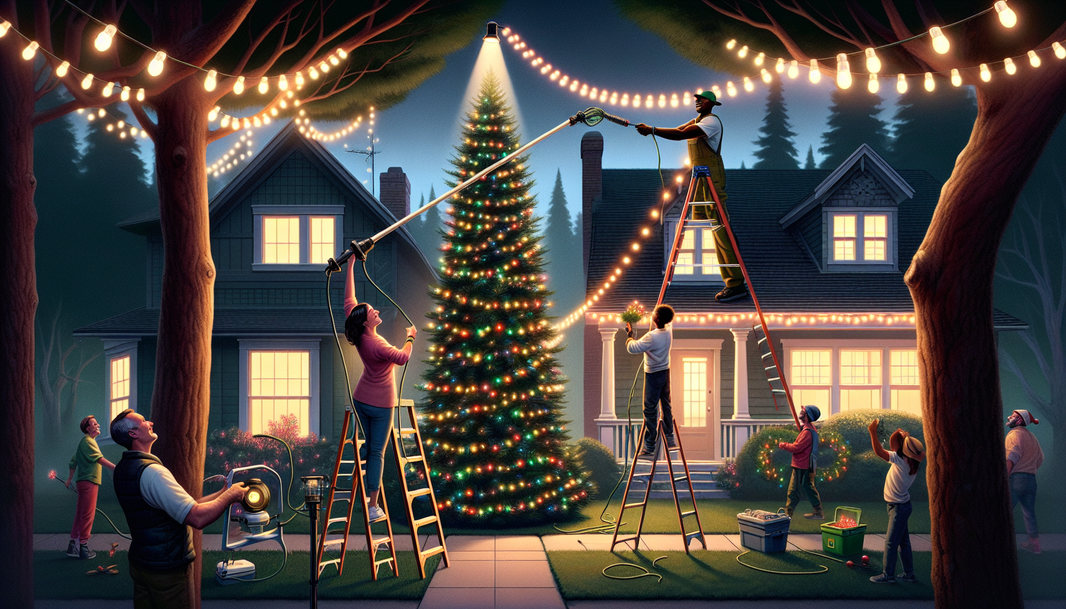 Tired of Ladders? The Ultimate Solution for Holiday Lighting!