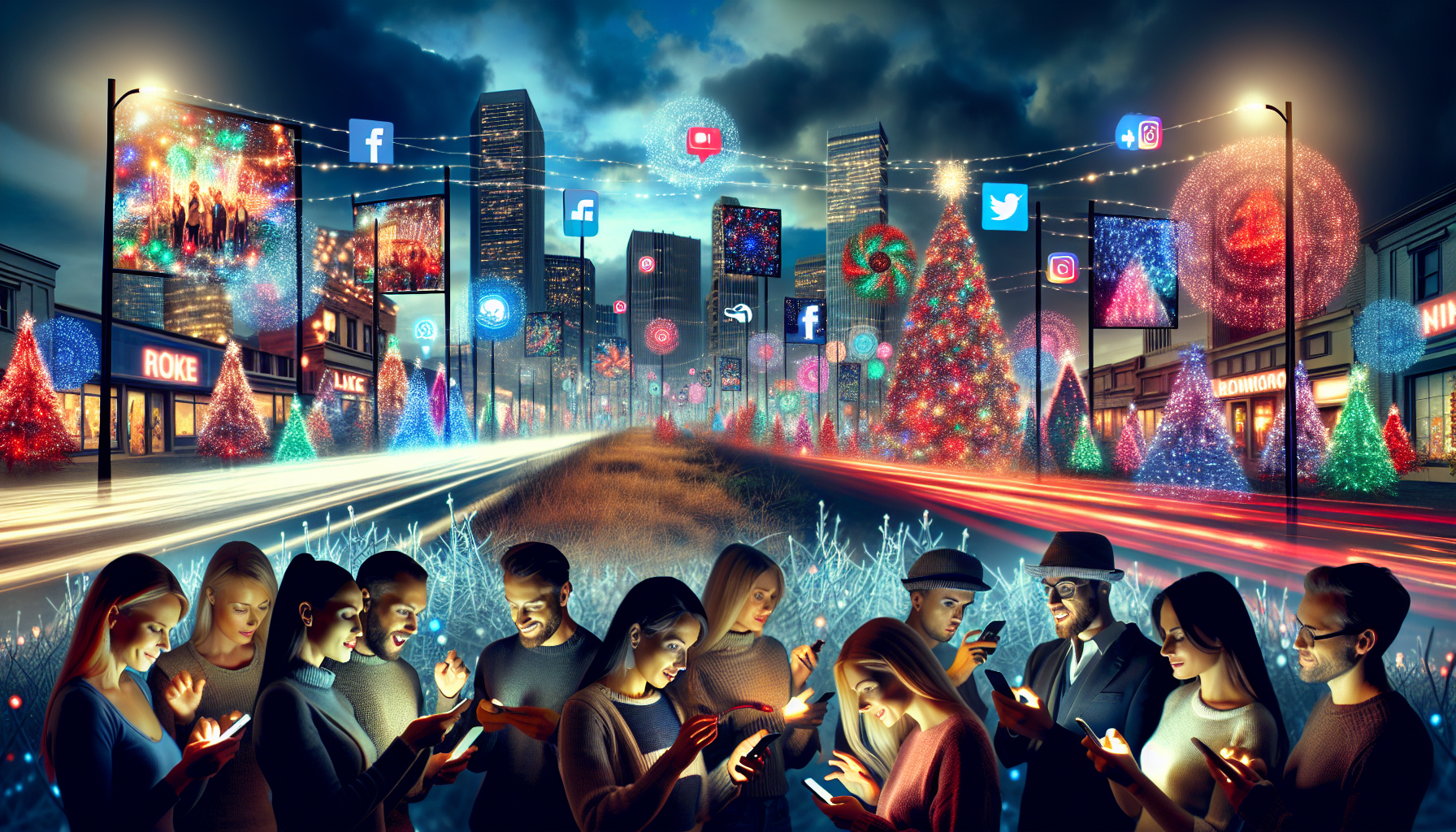 Transforming Your Christmas Light Business Through Social Media