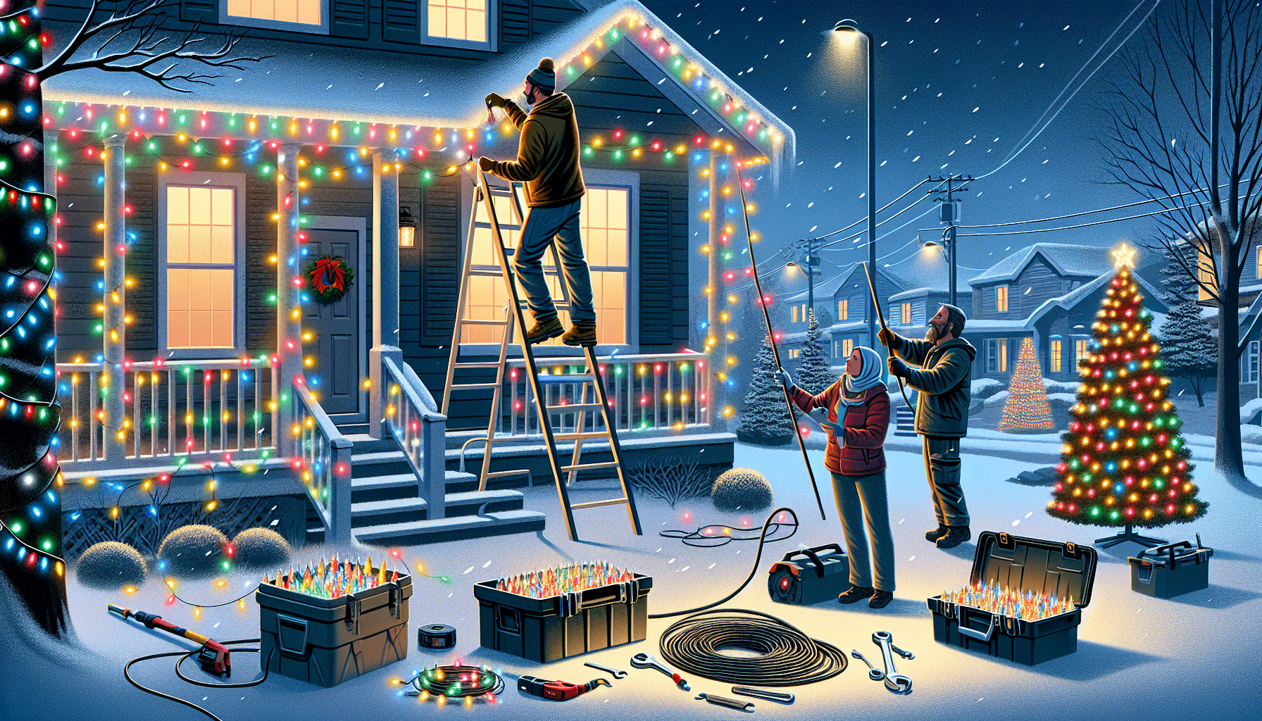 Unlock the Lucrative World of Christmas Light Installation: A Step-by-Step Guide