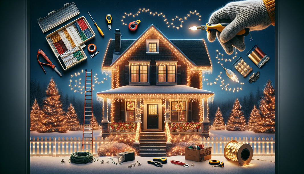 How to customize Christmas Lights and add plugs