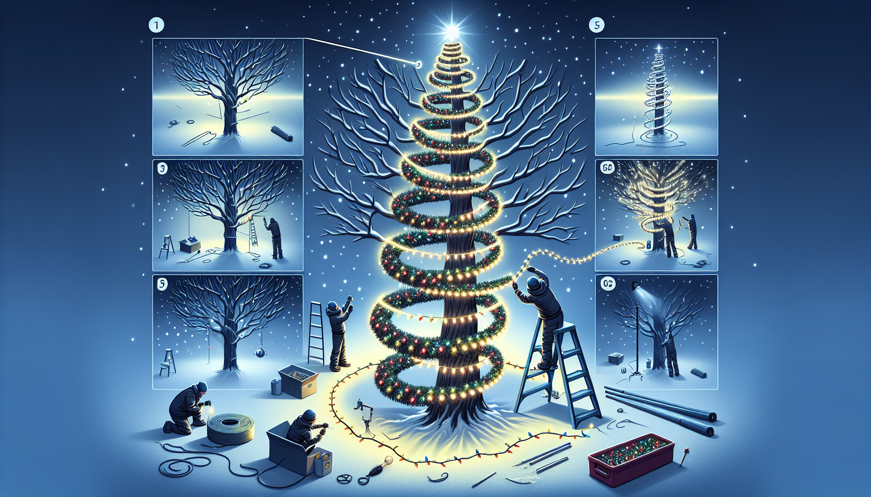 Spiral Wrapping Canopy Trees