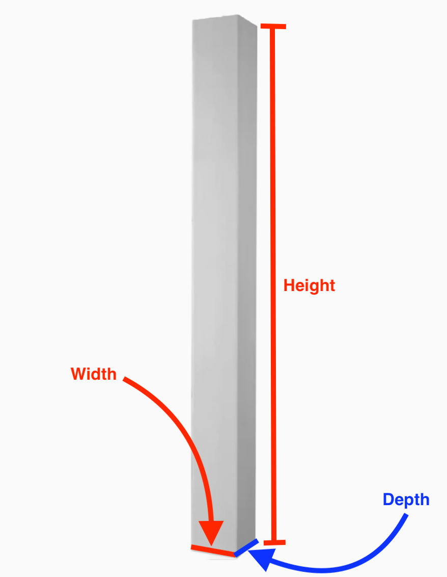 Square/Rectangular Pillar/Column Calculator