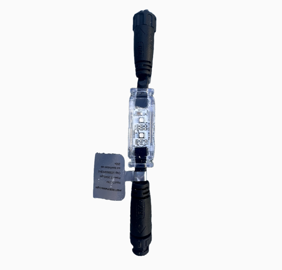 y.) Minleon Permanent Lighting RGB: Pebble Lights 4 pin (6 inch spacing)