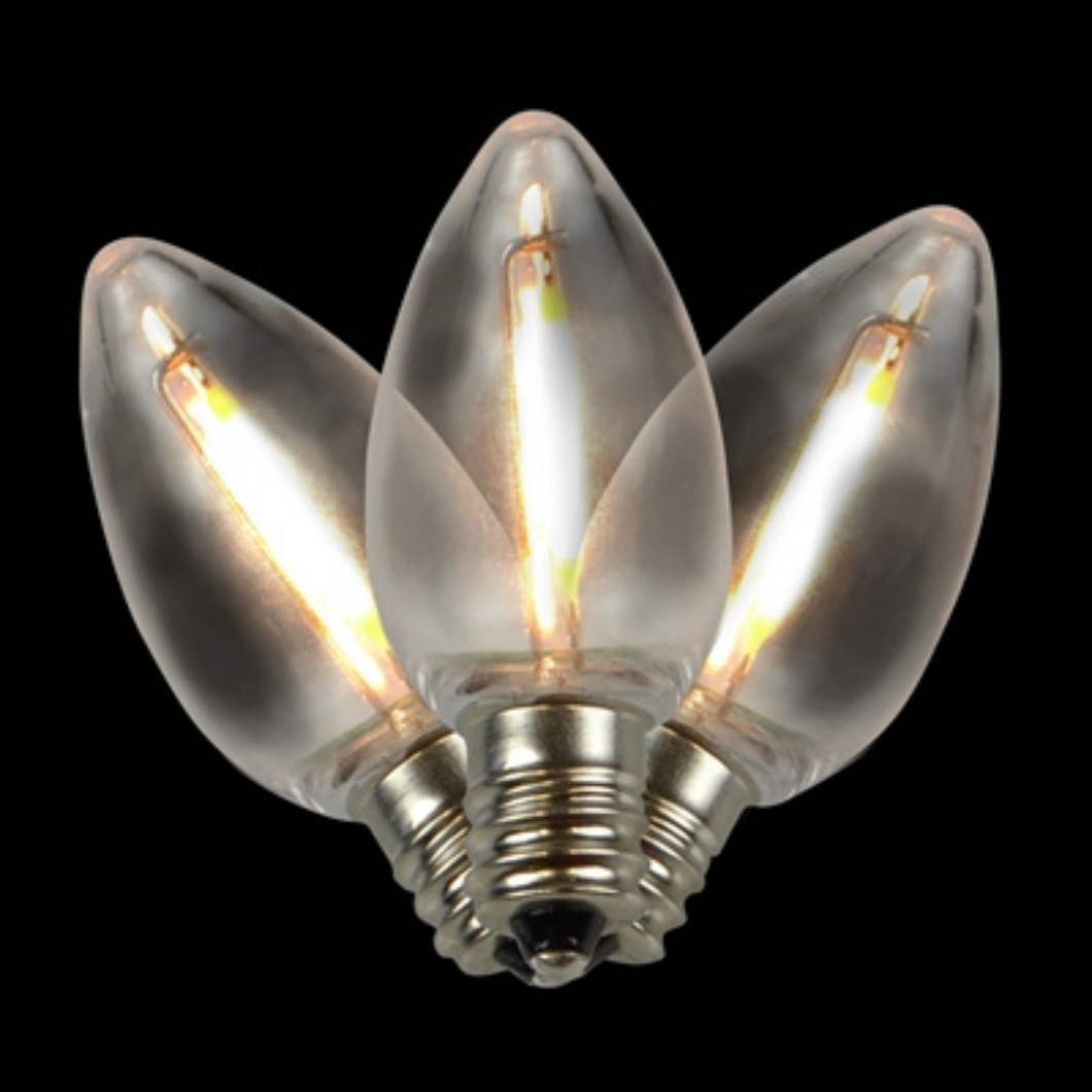 Bulbs - C7 HBL Transparent Smooth Filament LED Bulbs