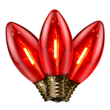 Load image into Gallery viewer, HBL Transparent Smooth Filament LED C9 bulbs
