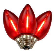 Load image into Gallery viewer, HBL Transparent Smooth Filament LED C7 bulbs
