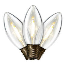 Load image into Gallery viewer, HBL Transparent Smooth Filament LED C9 bulbs
