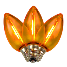 Load image into Gallery viewer, Bulbs - C7 HBL Transparent Smooth Filament LED Bulbs
