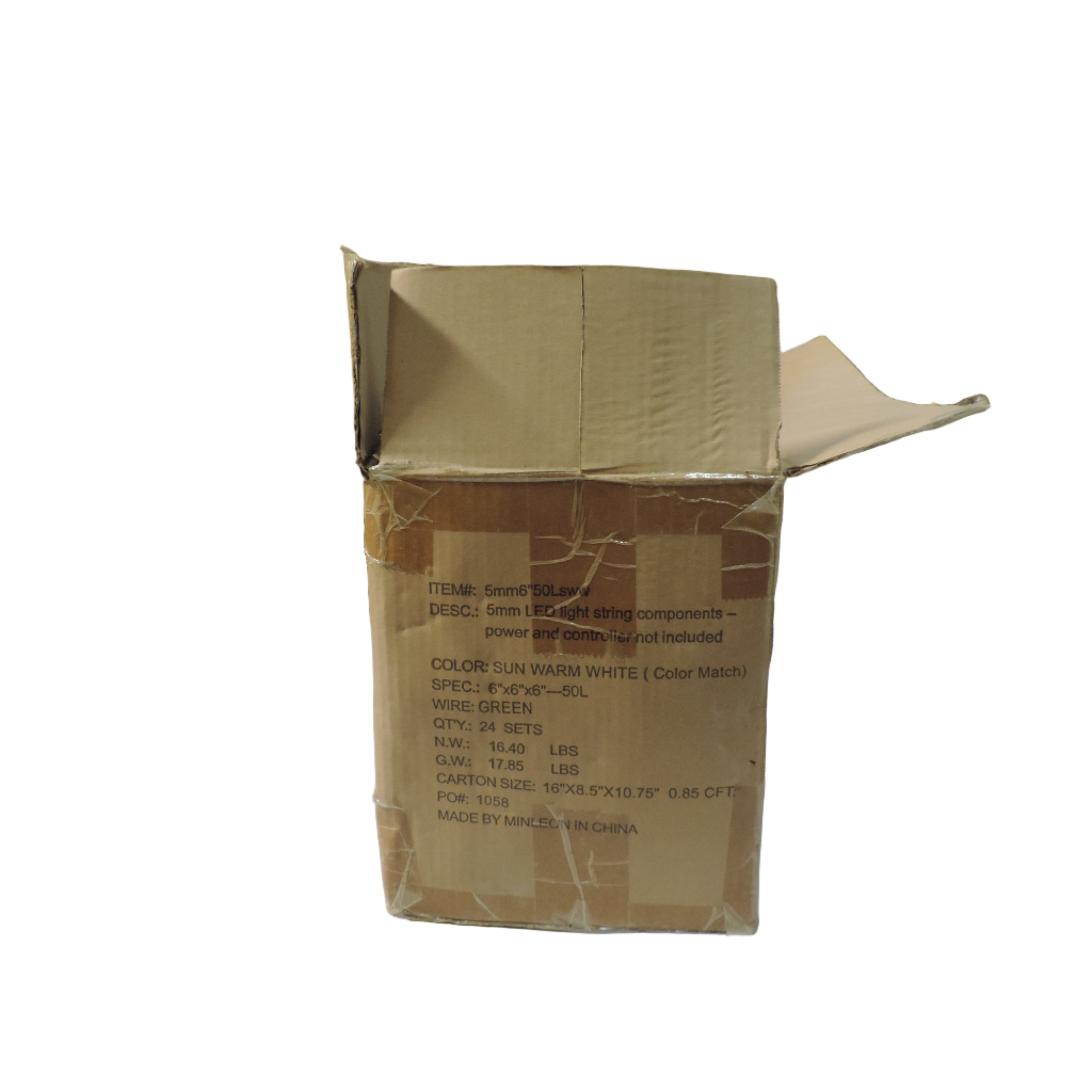 Mini Lights - 5mm 6 inch spacing / 50L Sun WW (Incomplete Case) FINAL SALE