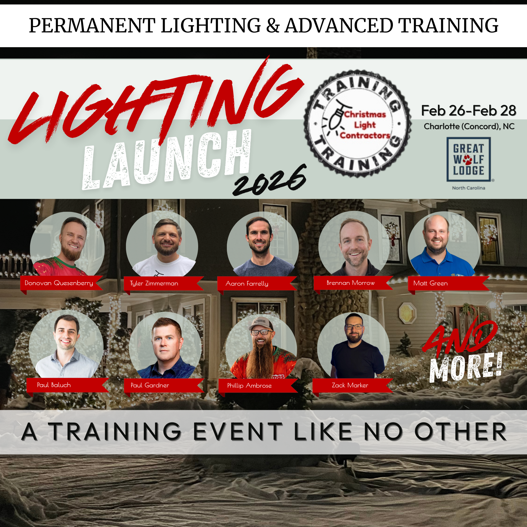 LIGHTING LAUNCH 2026- PERMANENT LIGHTING & ADVANCED TRAINING, February 26-28