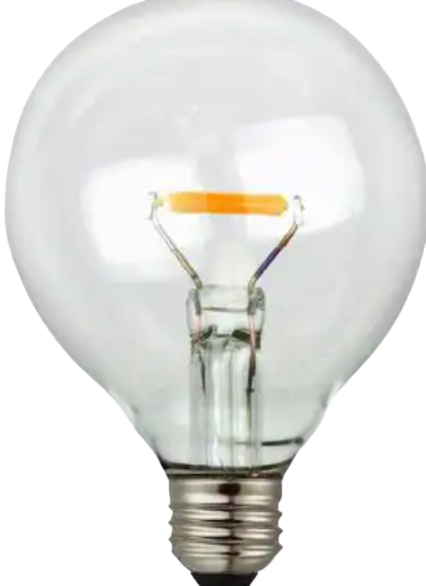 G50 Bulbs: LED C9 Bistro Lights- Pack of 25 *Patio Lights, E18 Base*