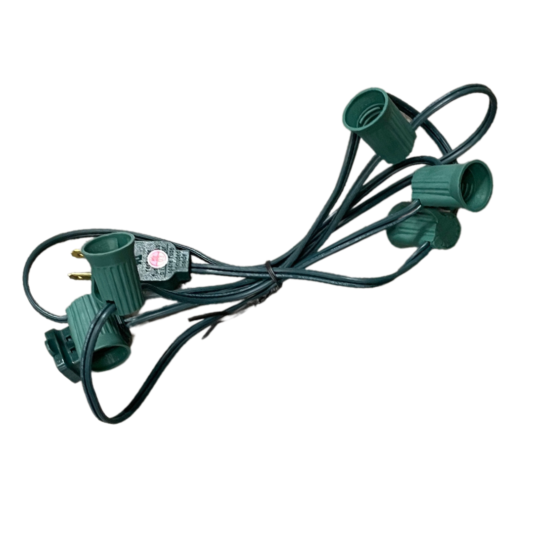 Socket Cord - C9 Socket Cord: SPT-1 (5 Socket Stringer)