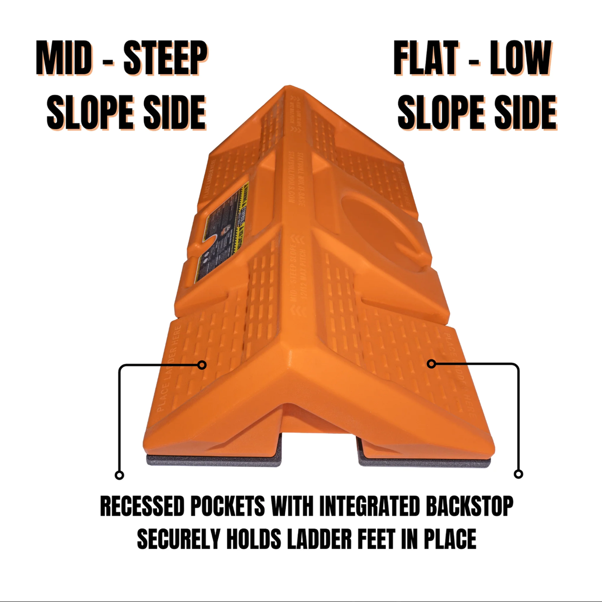 STAYBULL MULTI-BASE™ LADDER & ROOF STABILIZER