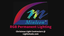 Load and play video in Gallery viewer, a1.) Minleon Permanent Lighting RGB: Complete Kits
