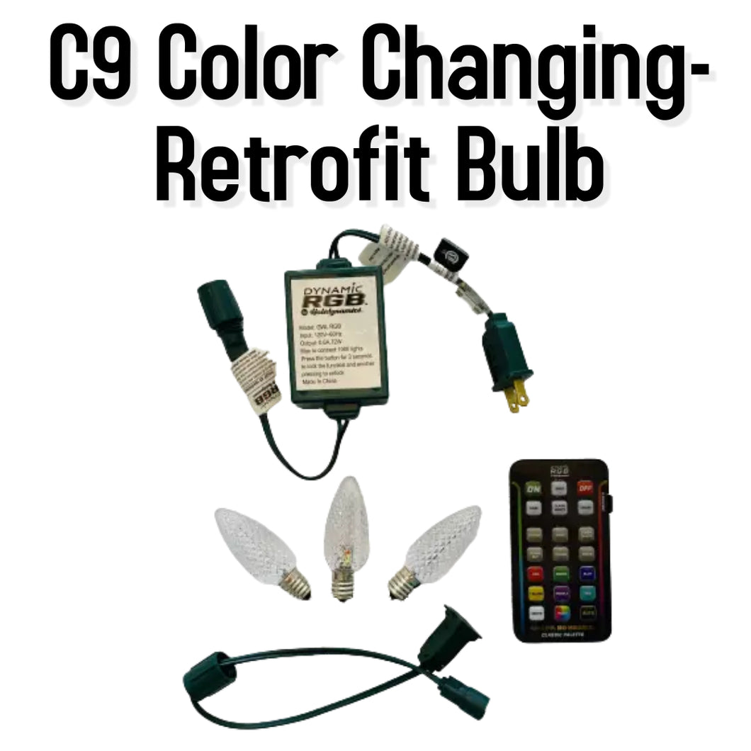 Dynamic C9 Color Changing- Retrofit bulb kit