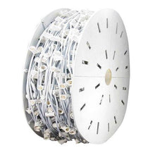 Load image into Gallery viewer, C7 socket cord, SPT-1, White wire, Christmas Light spool
