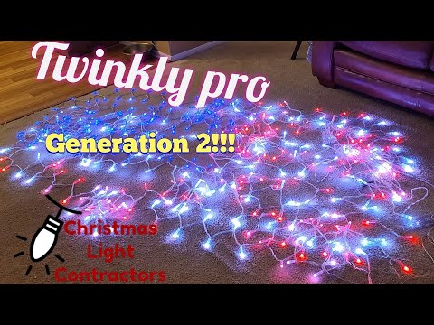 Twinkly Pro, Generation 2 is a huge game-changer in the RGBW world of Christmas Lights. The Italian based company is on the 5th iteration of their product line. 3 consumer versions that could be found at Home Depot, and now their 2nd Generation professional Christmas lights installer product line.